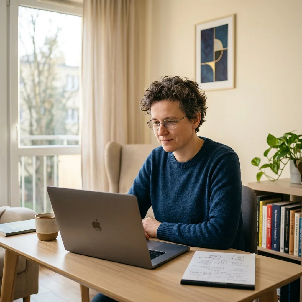 Osoba ze smartfonem — pożyczka online z decyzją w 24 godziny